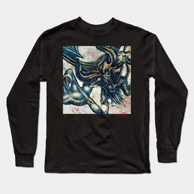 Dr. Demon Long Sleeve T-Shirt by WombatMoon